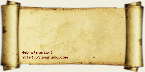 Jasmina Bjelan vizit kartica